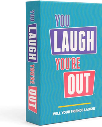 DSS Games You Laugh You're Out A Party Game with Hilarious Charades Family Card Games for Adults & Kids, 125 Prompt Cards Fun Card Games for Family Game Nights, Gatherings, & Parties Ages 14 + - Green Light Youth LLC