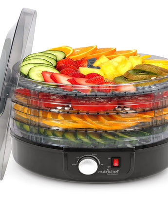 NutriChef Electric Countertop Food Dehydrator - Professional Multi-Tier Food Preserver - Green Light Youth LLC