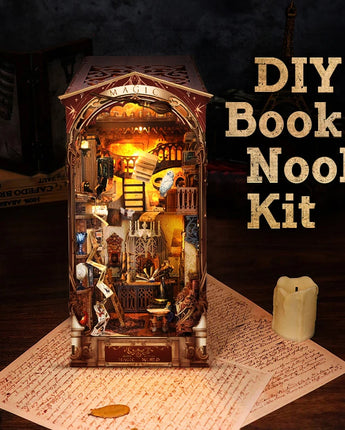 3D Wooden Puzzle Magic Booknook - Green Light Youth LLC