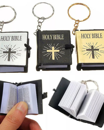 Mini HOLY BIBLE Keychain - Green Light Youth LLC