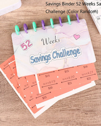 Savings Binder 52 Weeks Challenge - Green Light Youth LLC