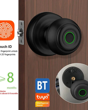 Smart Fingerprint Door Lock - Green Light Youth LLC