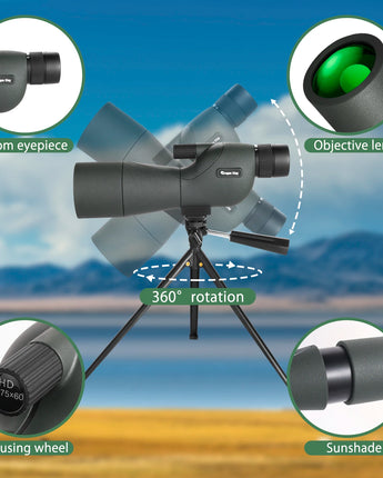 Power Zoom Monocular Telescope