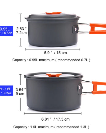 Widesea Camping Cookware Set - Isn't she a BEAUTY! - Green Light Youth LLC