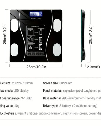 Smart Body Fat Scale - Green Light Youth LLC