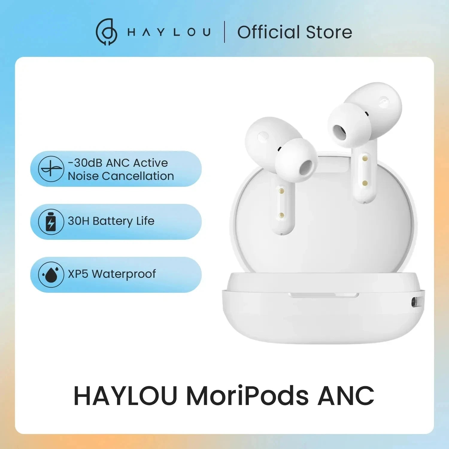 HAYLOU Bluetooth ANC Earbuds - Green Light Youth LLC