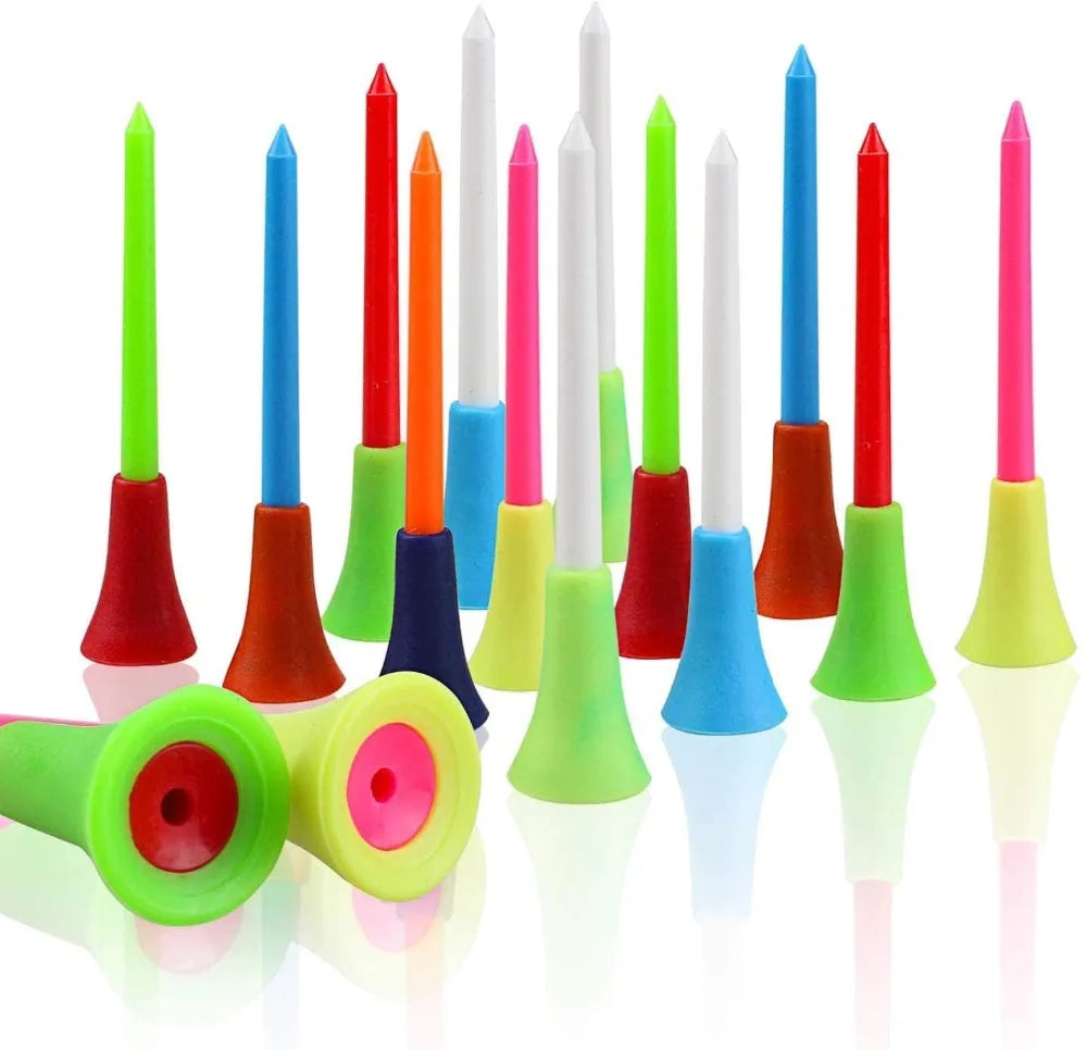 Colorful Rubber Top Golf Tees - Green Light Youth LLC