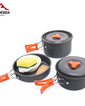 Widesea Camping Cookware Set - Isn't she a BEAUTY! - Green Light Youth LLC