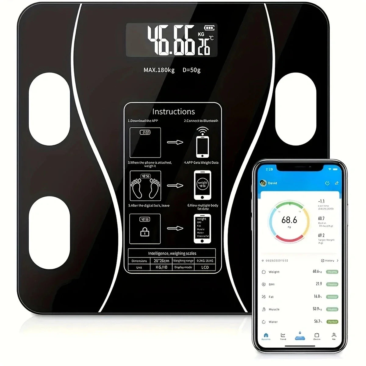 Smart Body Fat Scale - Green Light Youth LLC