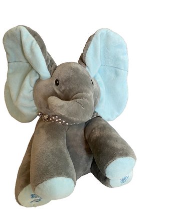 Peek-a-Boo Musical Stuffed Elephant for Kids - Green Light Youth LLC